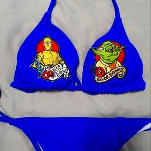 Reworked Blue Star Wars Themed Bikini